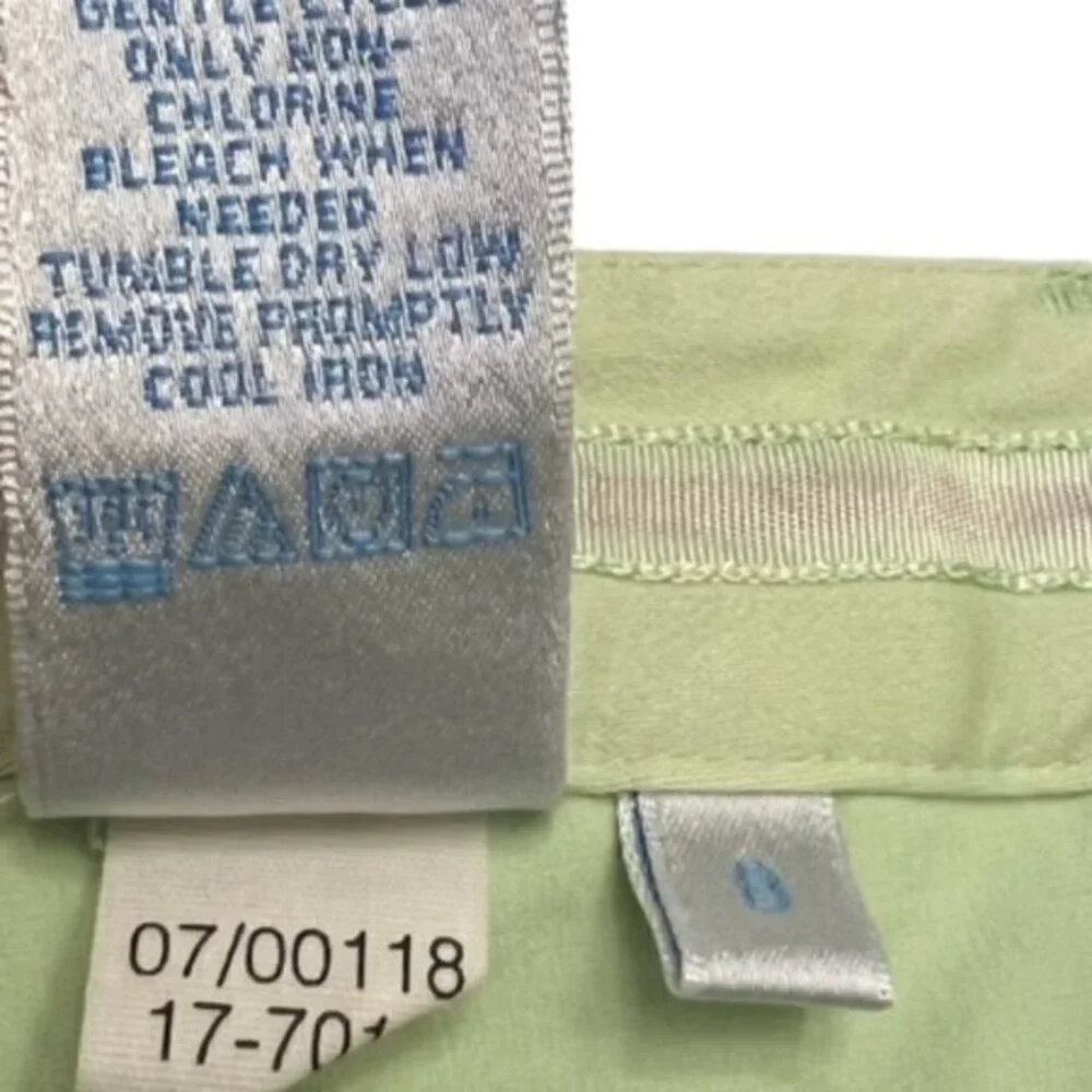 🛍️2 for $25 Sale🛍️ OXFORD GOLF Stretch‎ 8 SKORT SKIRT Green Pink Stitching